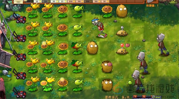 《植物大战僵尸融合版》冒险模式第4关通关攻略(图6)